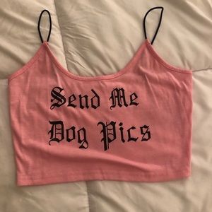 O Mighty Send Me Dog Pics Skinny Tank